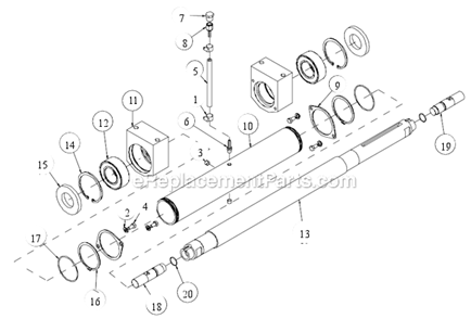 Page Y Diagram and Parts List for MK-6020KB  MK Diamond Concrete Saw